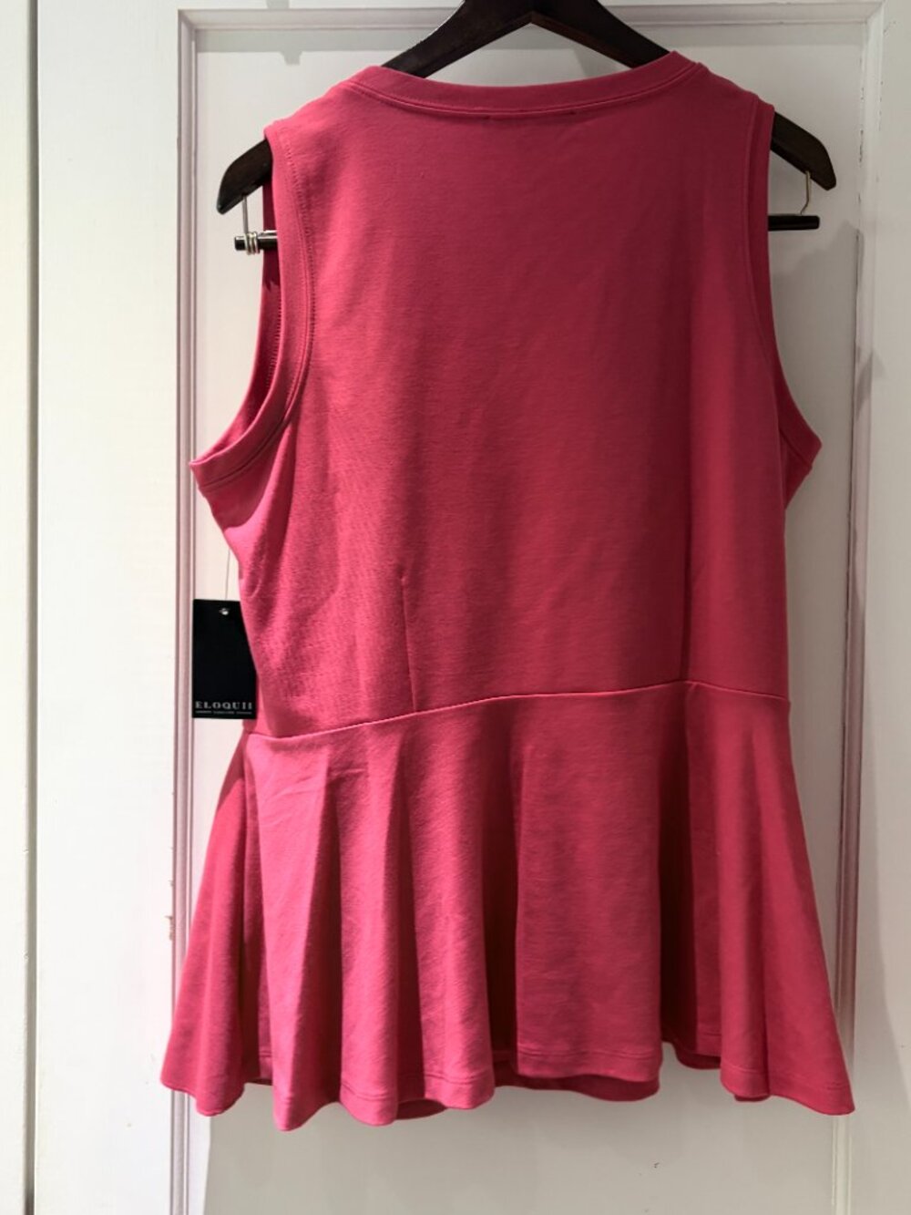 Eloquii Pink Ruffle Top Size 14/16 NWT - Picture 5 of 9